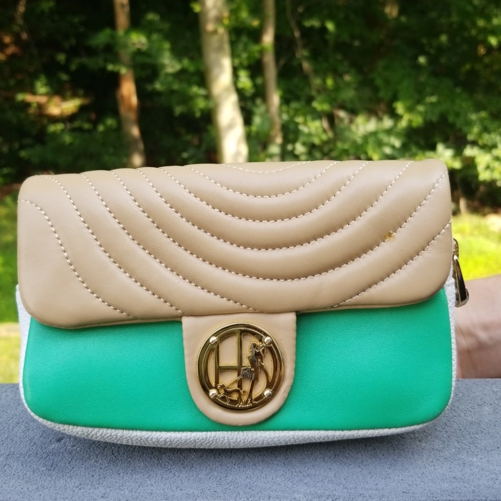 Green Henri Bendel Clutch